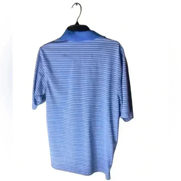 Lone Cypress by Pebble Polo Shirt Men’s Size Medium Button Front Stripe Top - Picture 2 of 8